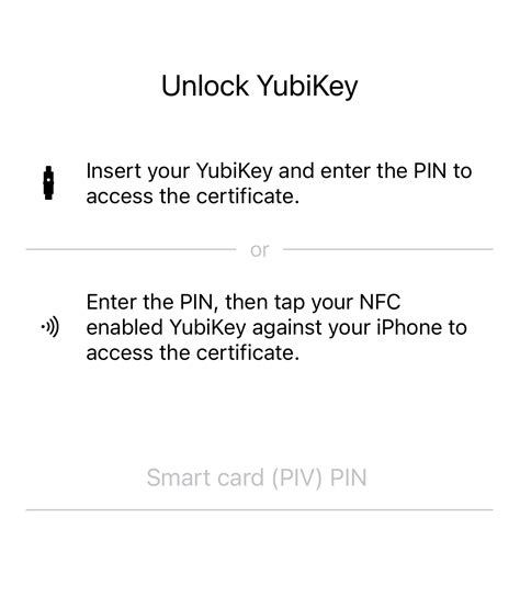 Smart Card on iOS — Yubico Authentic